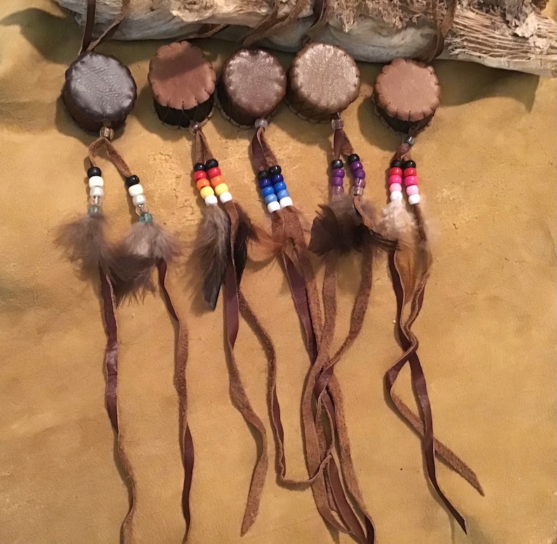 Authentic Native America Indian Navajo Teepee Drum Feathers - Etsy