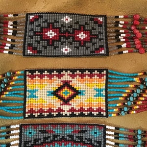 Native America Bijoux indiens Zuni Hopi Sterling Silver Navajo Collier de tapis perlé Sud-Ouest Bijoux artisanaux Turquoise image 3