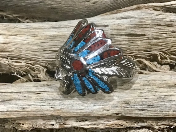 ネイティブアメリカン ナバホ族 インディアンジュエリー ブローチ