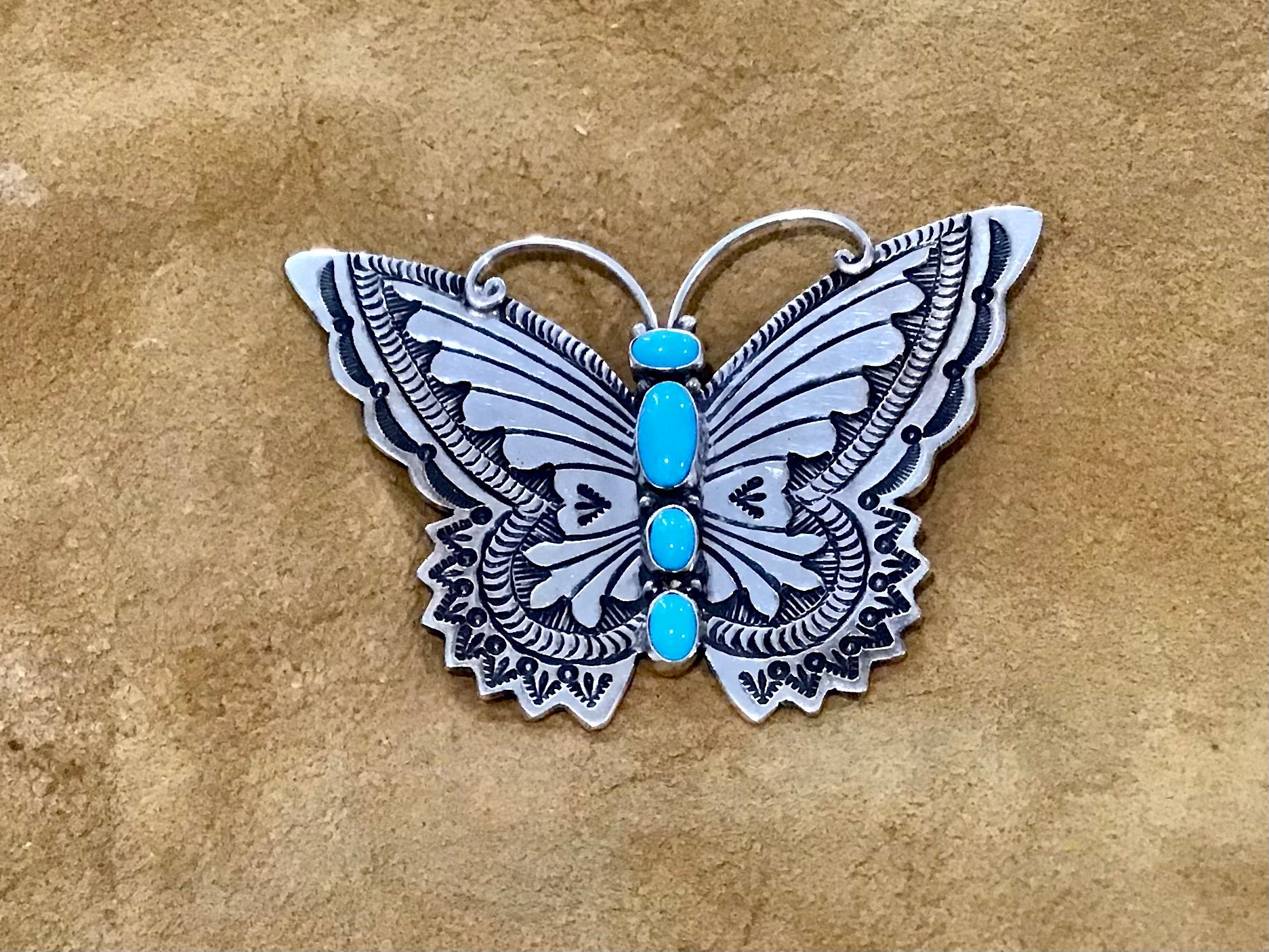 SIGNED Native American Indian Navajo Jewelry Zuni Vintage
