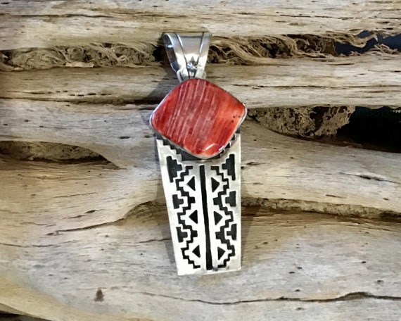 SIGNED Native American Indian Jewelry Native Zuni 