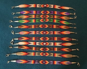 Bijoux indiens d'Amérique amérindienne Navajo Zuni Hopi Bracelets pour adultes Poignets Perles à la main Bijoux du Sud-Ouest fabriqués à la main