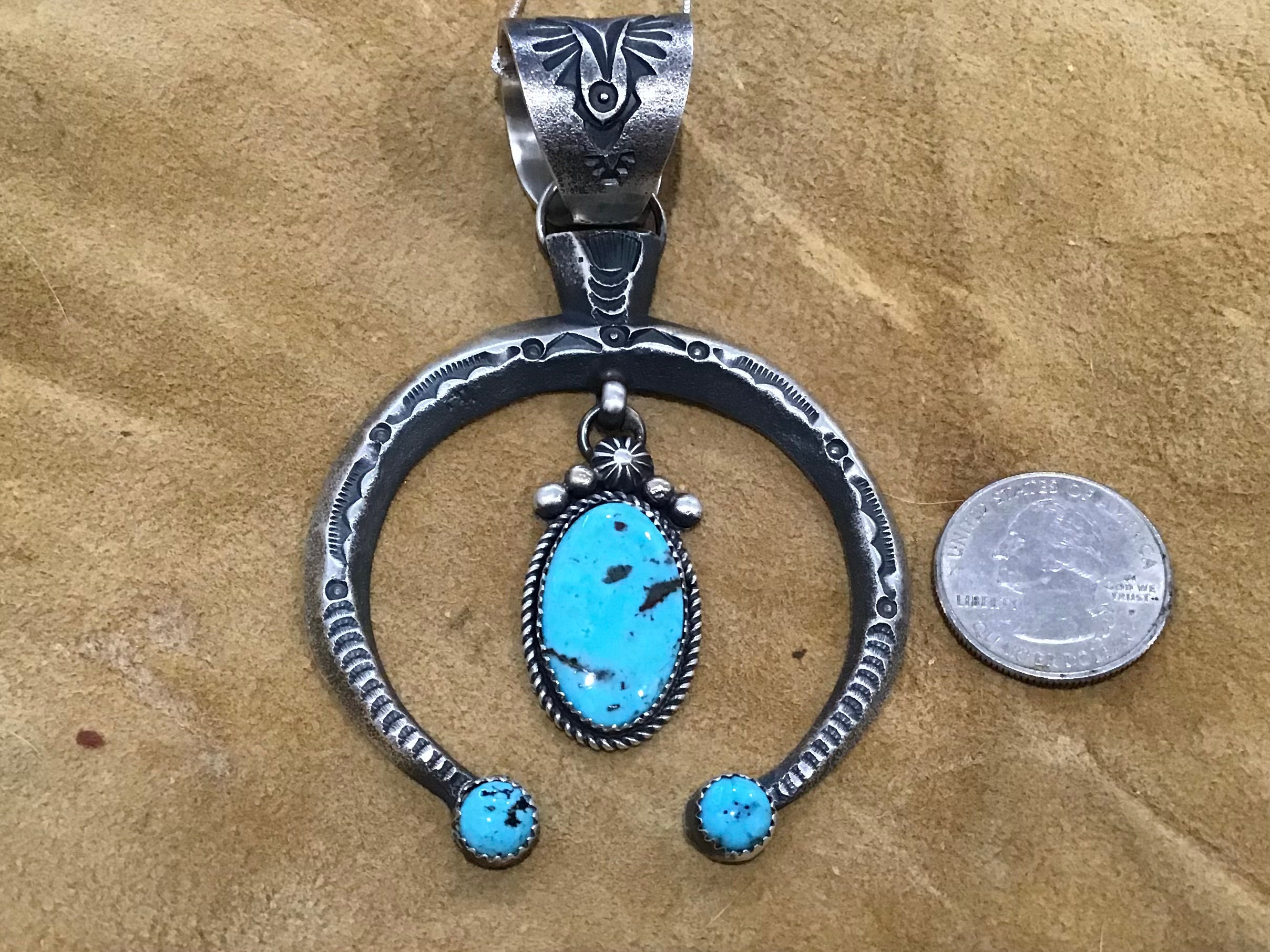 EL Billah SIGNED Vintage Native American Indian Jewelry