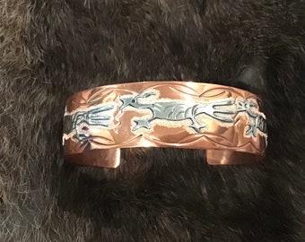 Rare Vintage Native American Navajo Apache Turquoise Sterling Silver Bracelet Rare Vintage Native American Navajo Apache Turquoise Sterling Silver Bracelet