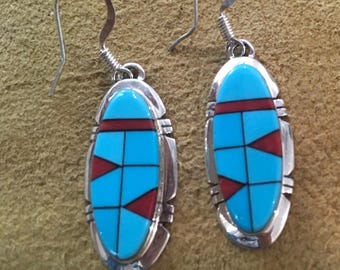 Authentic Native American Indian Jewelry Navajo Zuni Hand Beaded