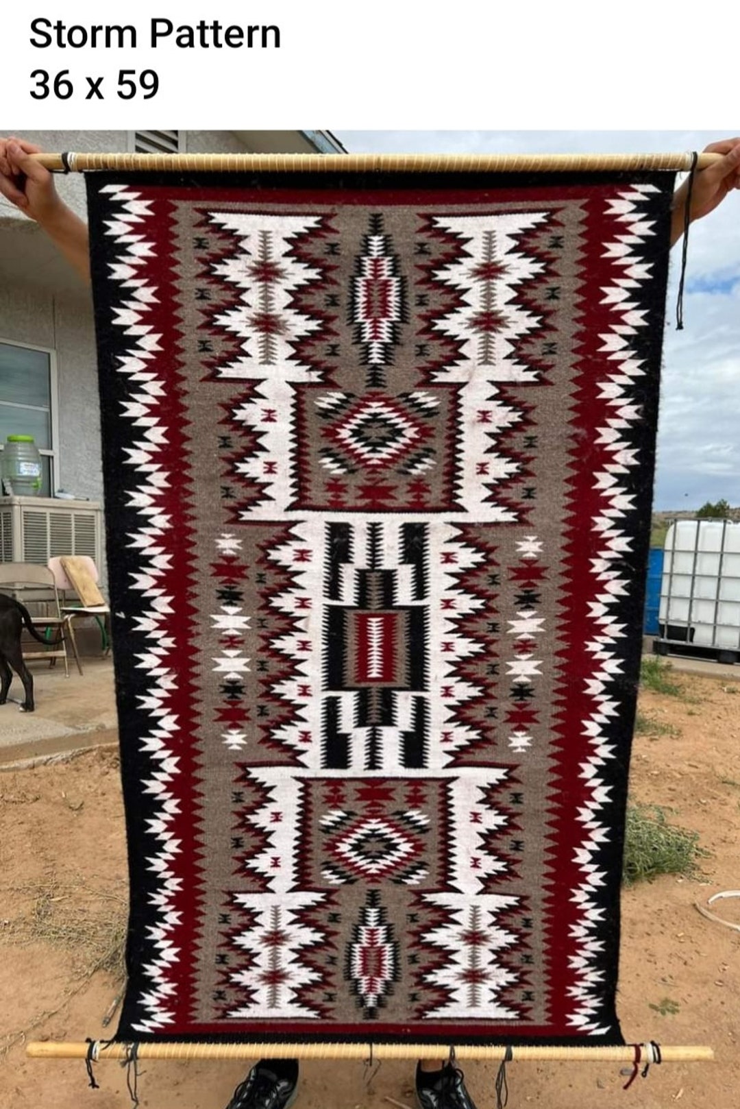 ビンテージ ナバホヨラグ NAVAJO Rug インディアン チマヨ ビンテージ ナバホヨラグ NAVAJO Rug インディアン チマヨ