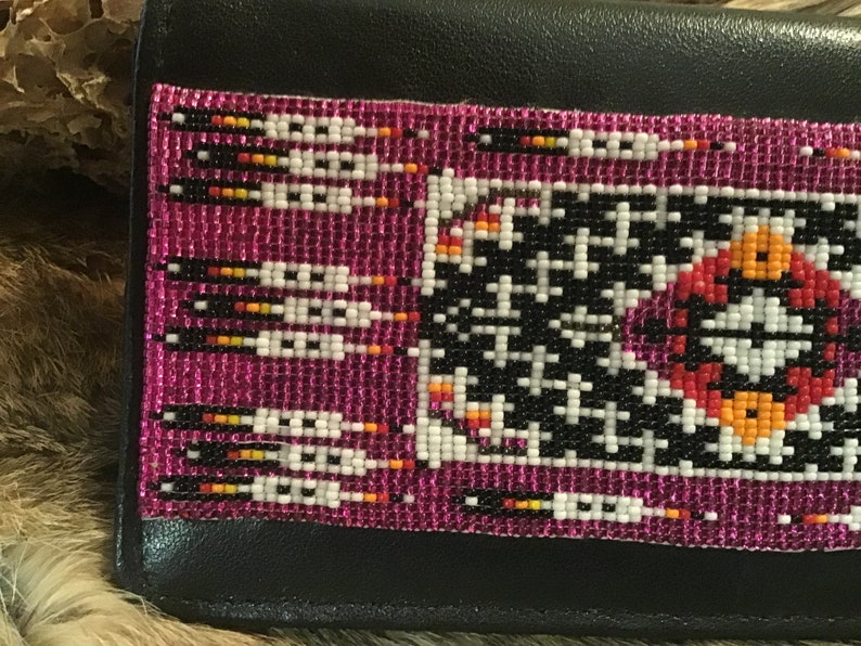 Native American Indian Navajo Beaded Rug Purse Wallet Clutch Etsy