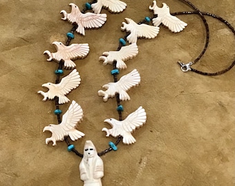 ズニ族のフェティッシュネックレス - Etsy 日本