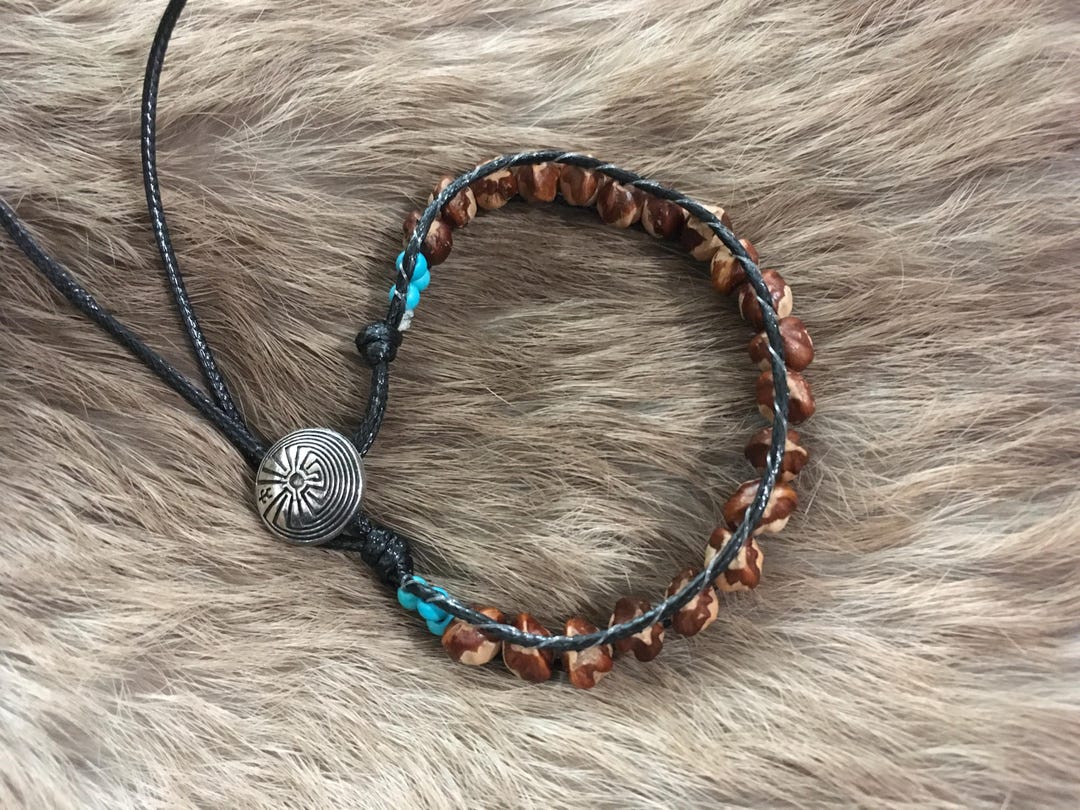Native American Indian Jewelry Navajo Authentic Ghost Beads Concho