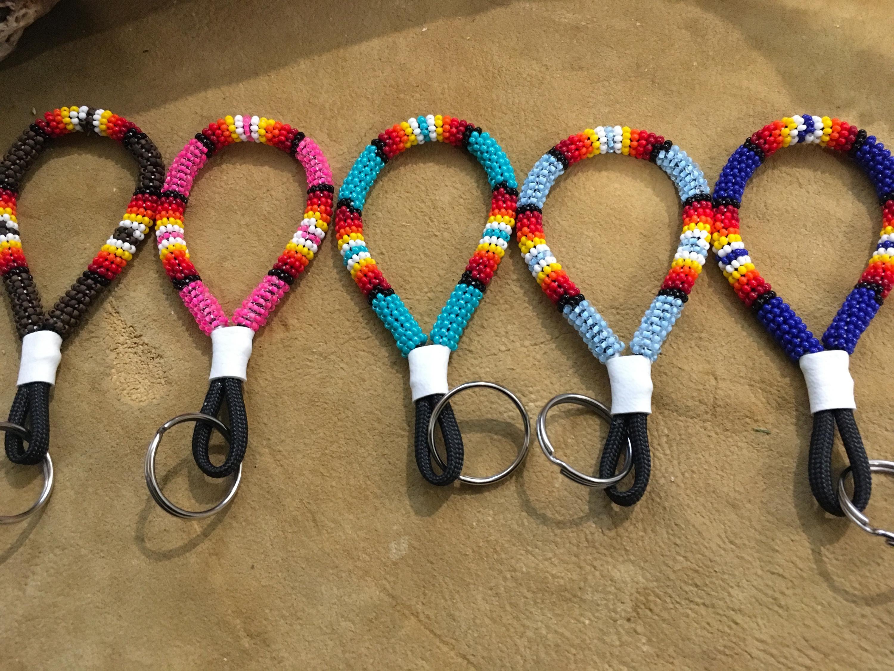 Native Key Chain Authentic Native American Indian Navajo Jewelry Hand Beaded Keychain ...