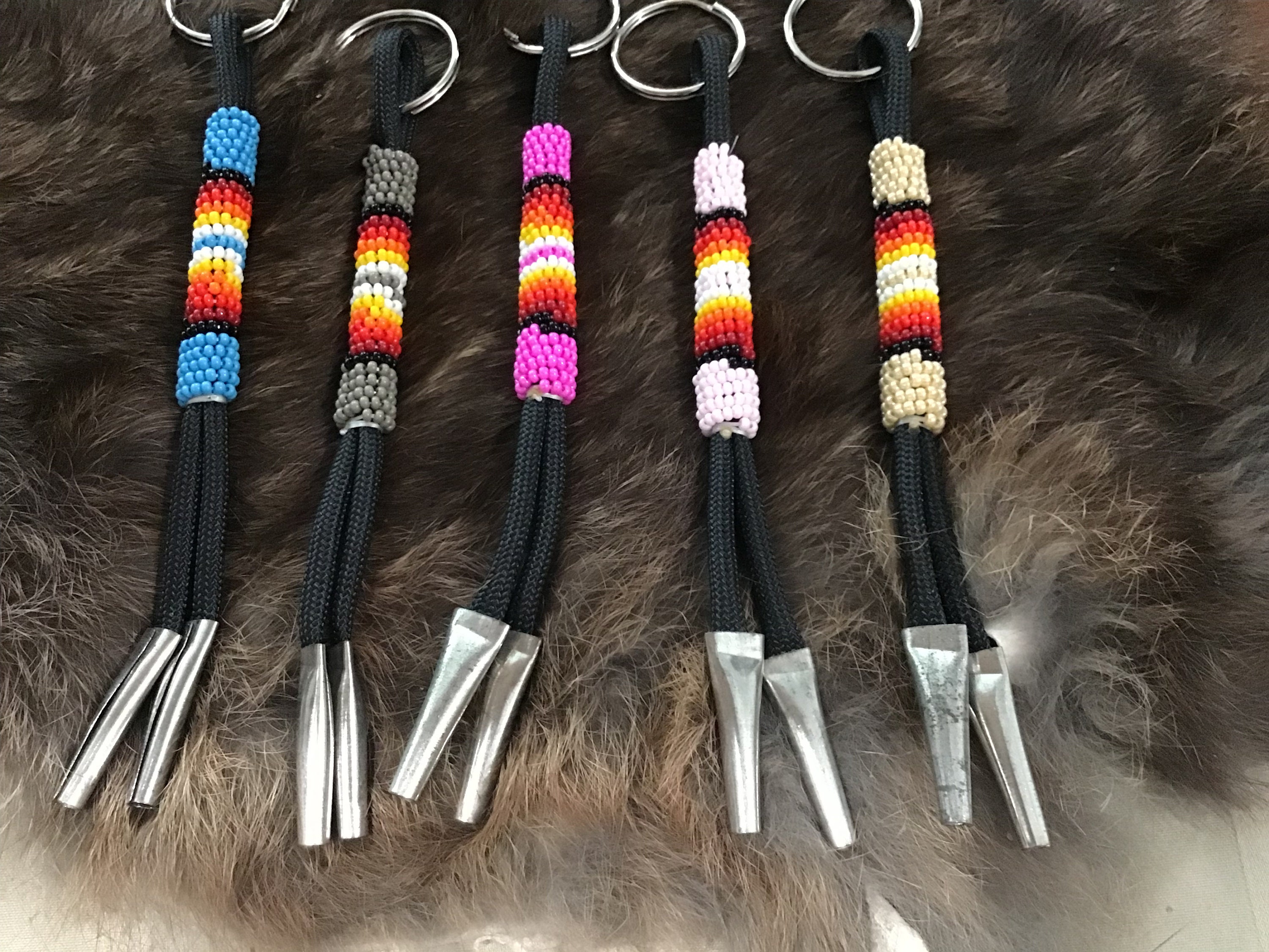 Beaded keychain deals native