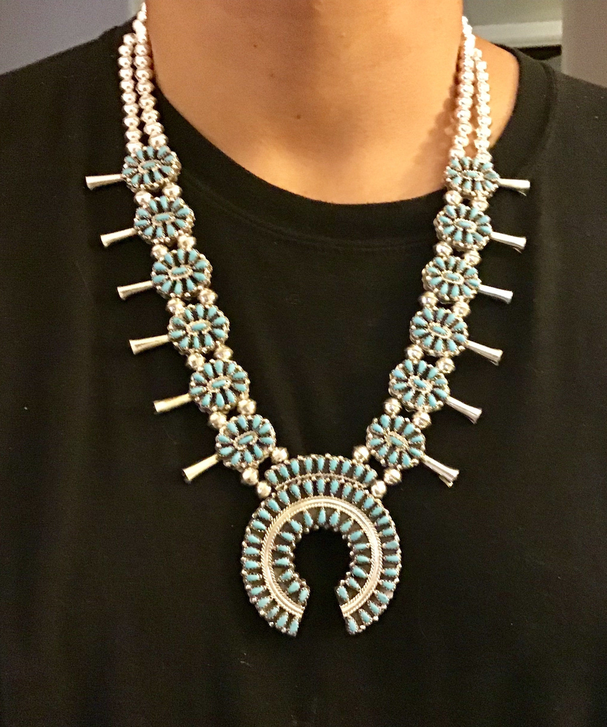アクセサリー indian jewelry navajo necklace SIGNED Vintage Native American Indian Jewelry Sleeping