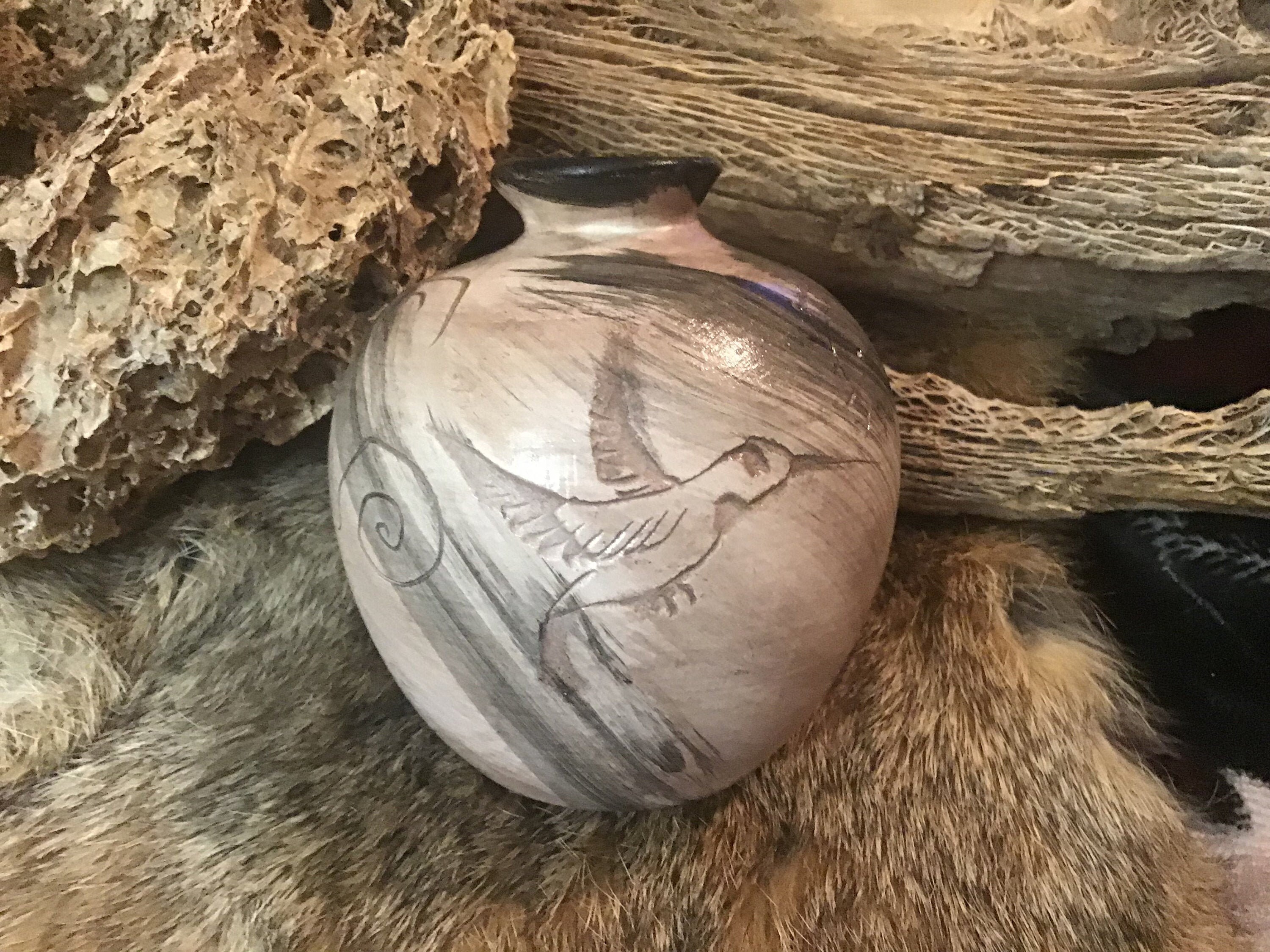 SIGNED Authentic Native American Navajo Pottery Glazed Seed - Etsy India