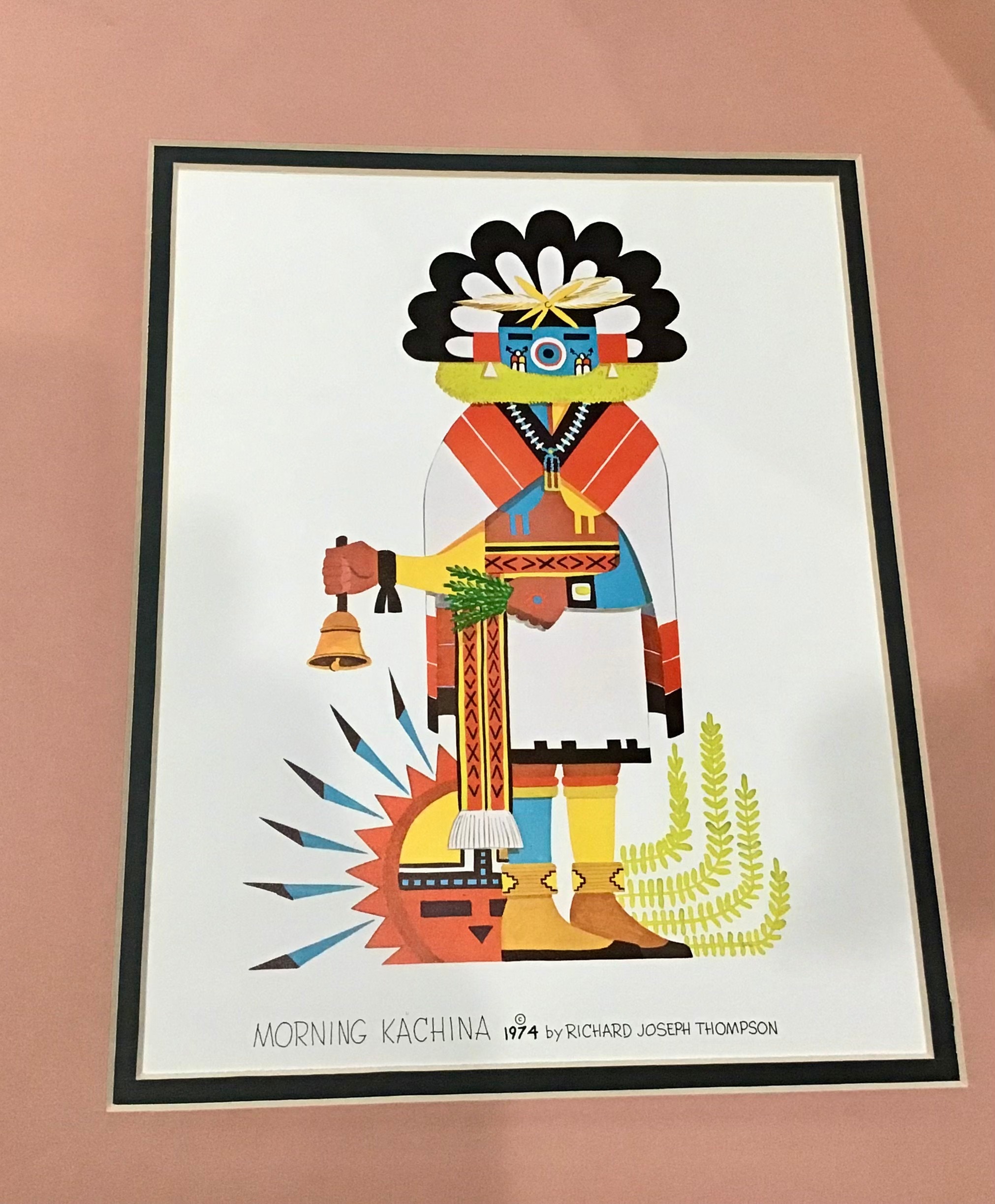 SIGNED Authentic Native American Indian Art Morning Kachina by
