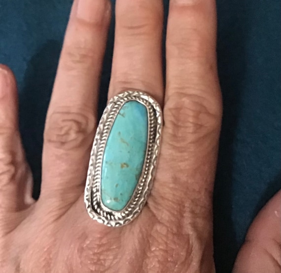 Long Rare Vintage Native American Zuni Green Turquoise Sterling Silver Native Americsn Earrings Long Rare Vintage Native American Zuni Green Turquoise Sterling Silver Native Americsn Earrings