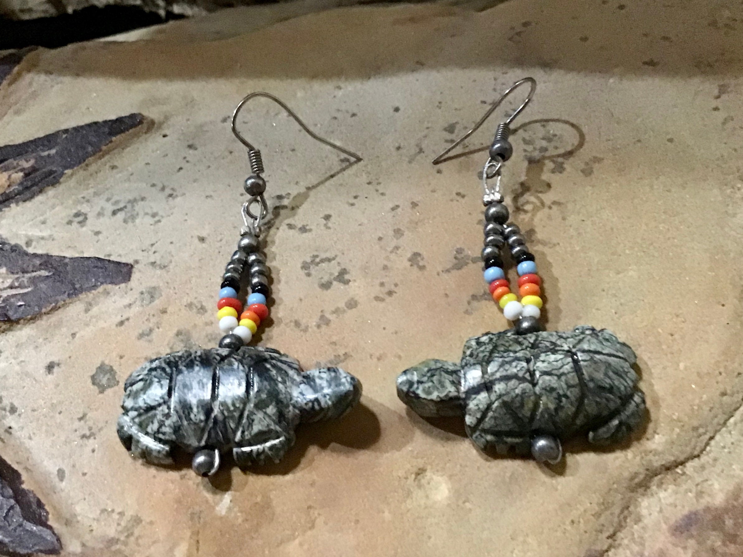 Zuni turtle fetish - Etsy 日本
