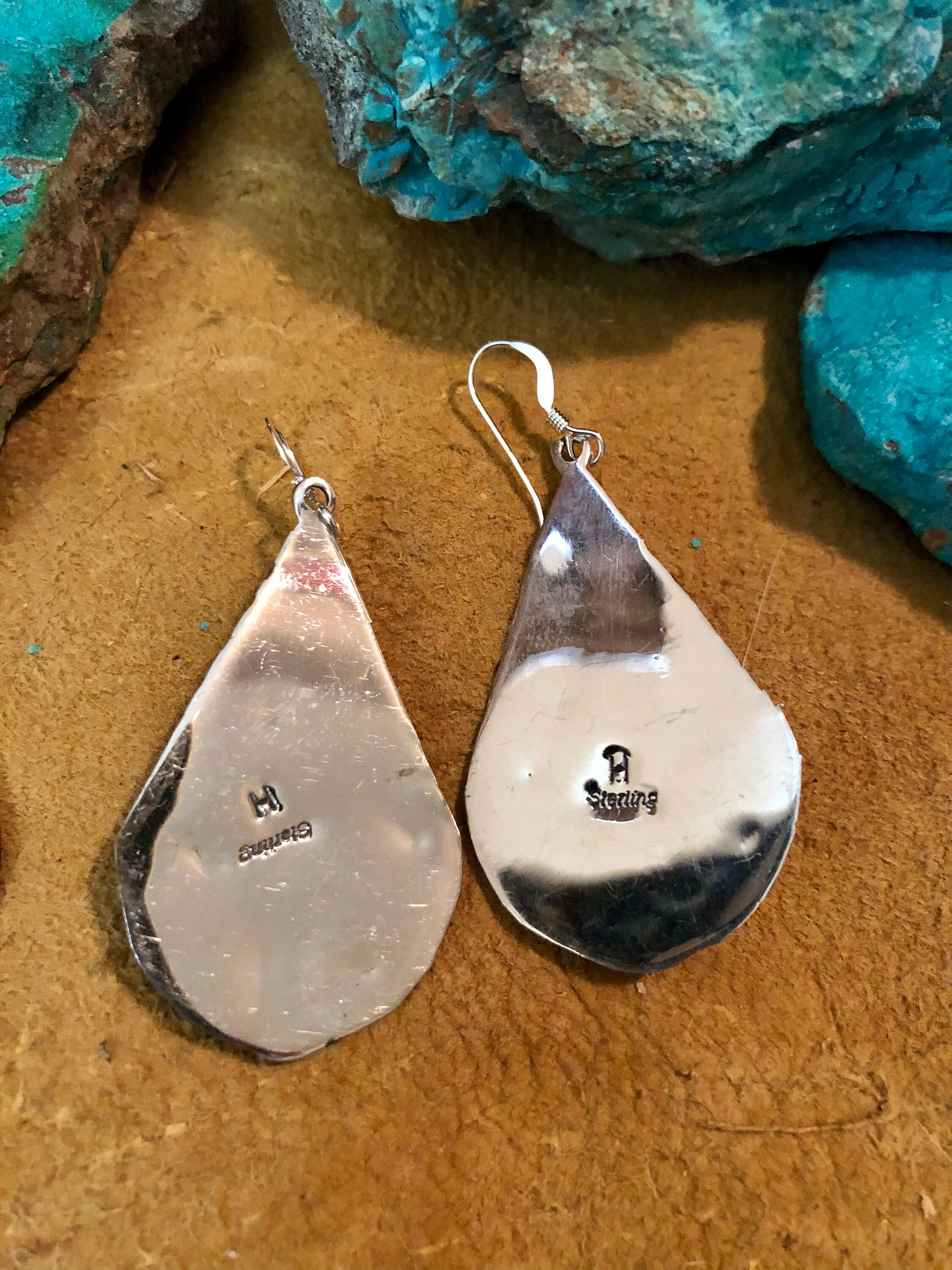 SIGNED Vintage Native American Indian Jewelry Navajo Zuni