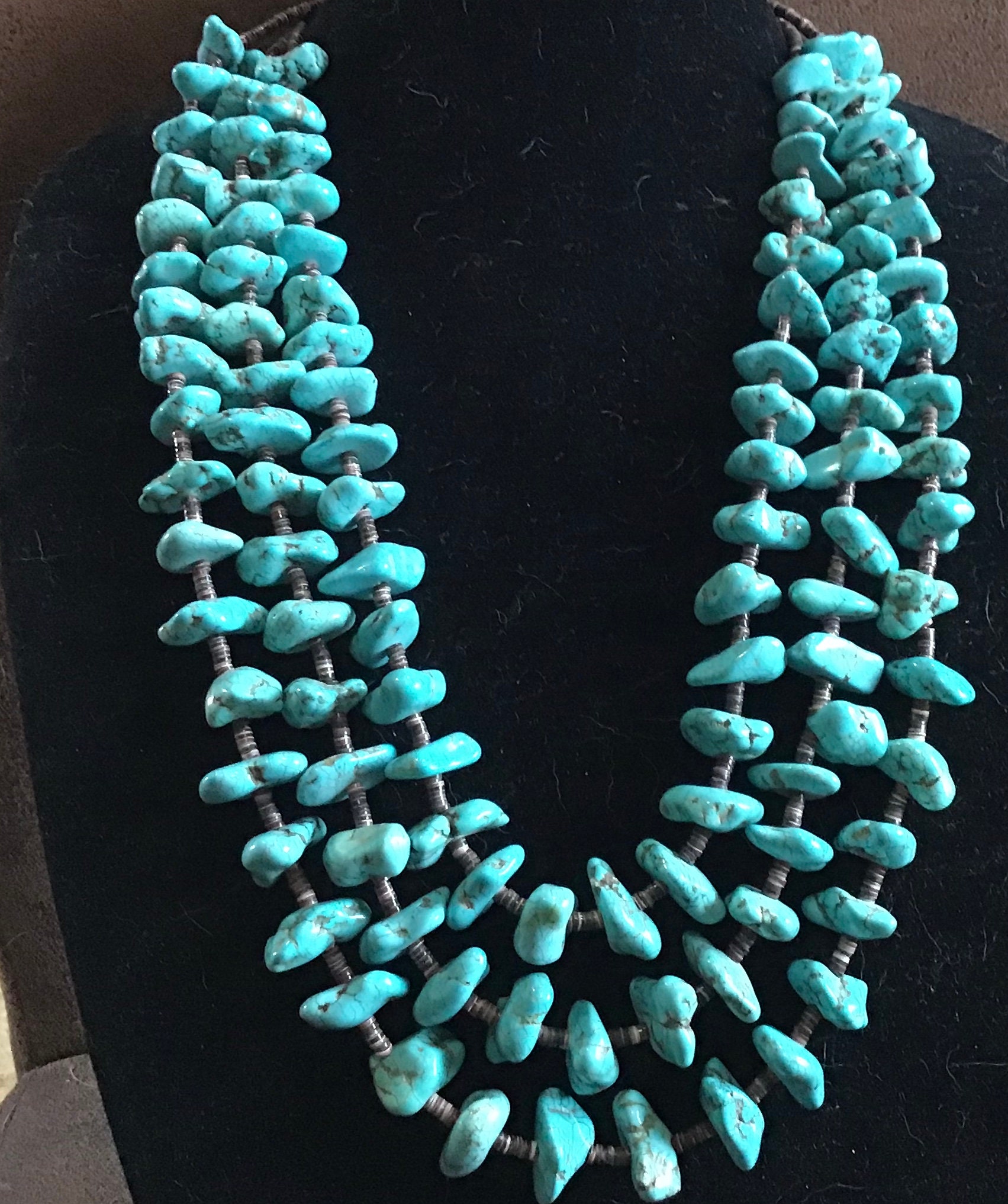 Vintage Authentic Native American Indian Jewelry Chunky