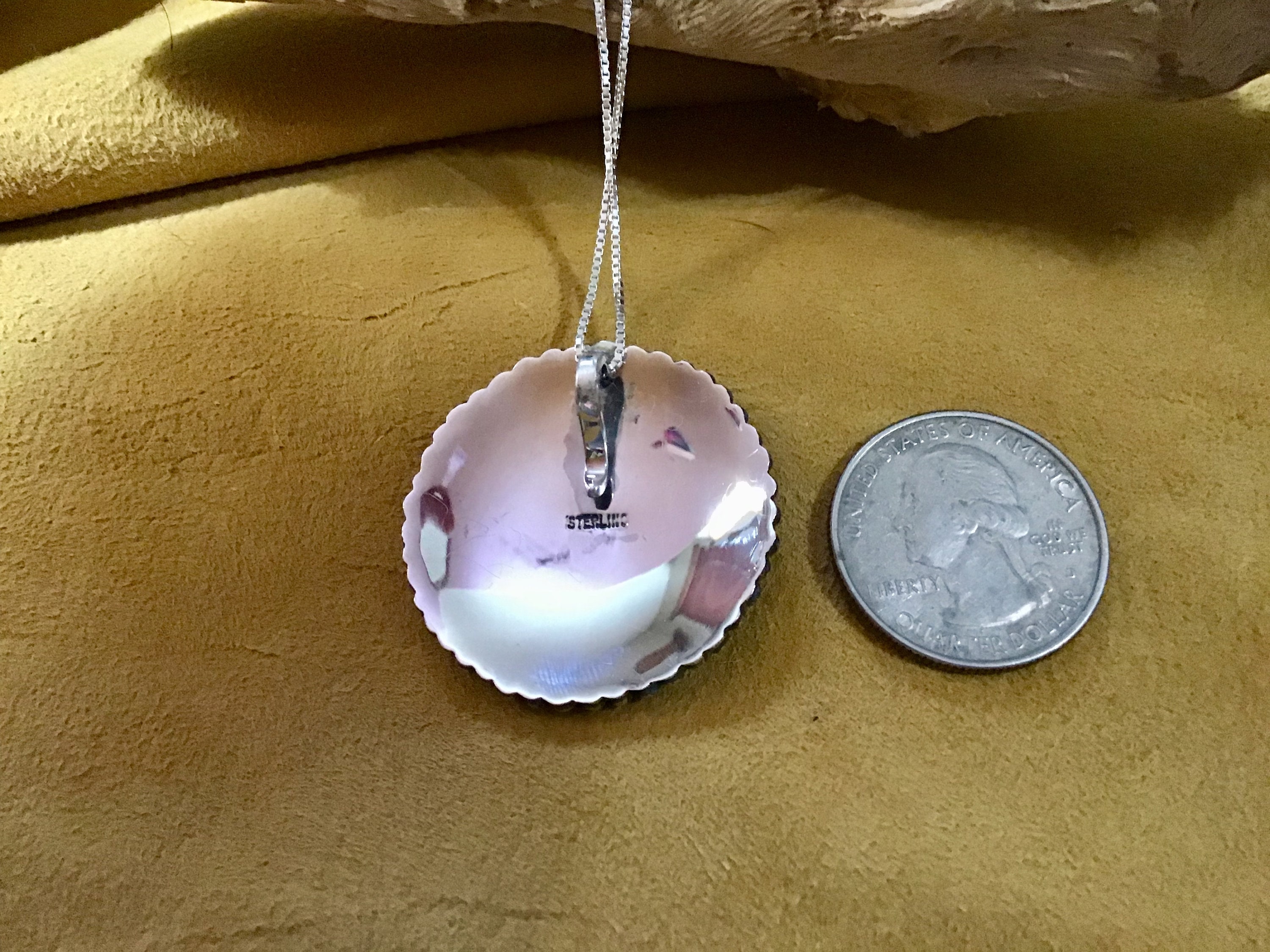 Vintage Native American Indian Jewelry Zuni Sun Face Deity