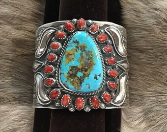 ビンテージネイティブアメリカンシルバーブレスレットデザイン カフ ナバホ Antique Native American Navajo Wide Stamp Work Silver Cuff