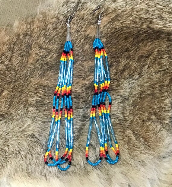 Wonderful! Vintage Navajo Owl Snake Eyes Turquoise Native American Jewelry Silver Earrings-old! Wonderful! Vintage Navajo Owl Snake Eyes Turquoise Native American Jewelry Silver Earrings-old!