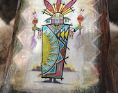 Authentic Native American Indian Art Numbered Series Sun