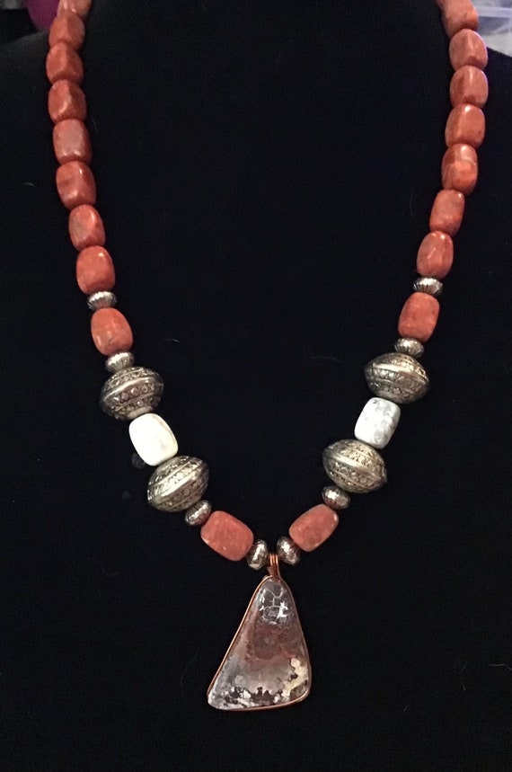 インディアンジュエリー　ナバホ　ビンテージ　ネックレス　エスニック　アクセサリー ヴィンテージ ネイティブアメリカン インディアンジュエリー 本物の