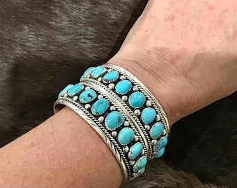 ヴィンテージ ナバホ族 Navajo1910年代 カフブレスレット Silver
