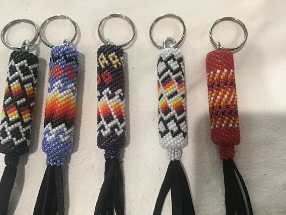 Native american beaded keychains sale