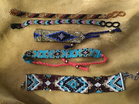 Native American Bead Bracelets | Native american beading, Loom beading,  Native american beadwork