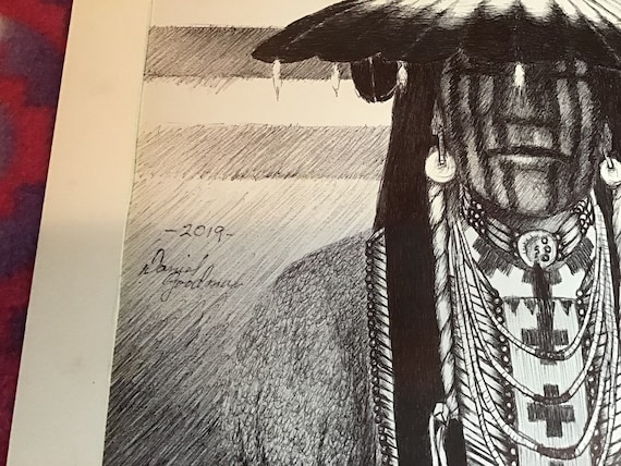SIGNED Authentic Native American Indian Art Original Navajo