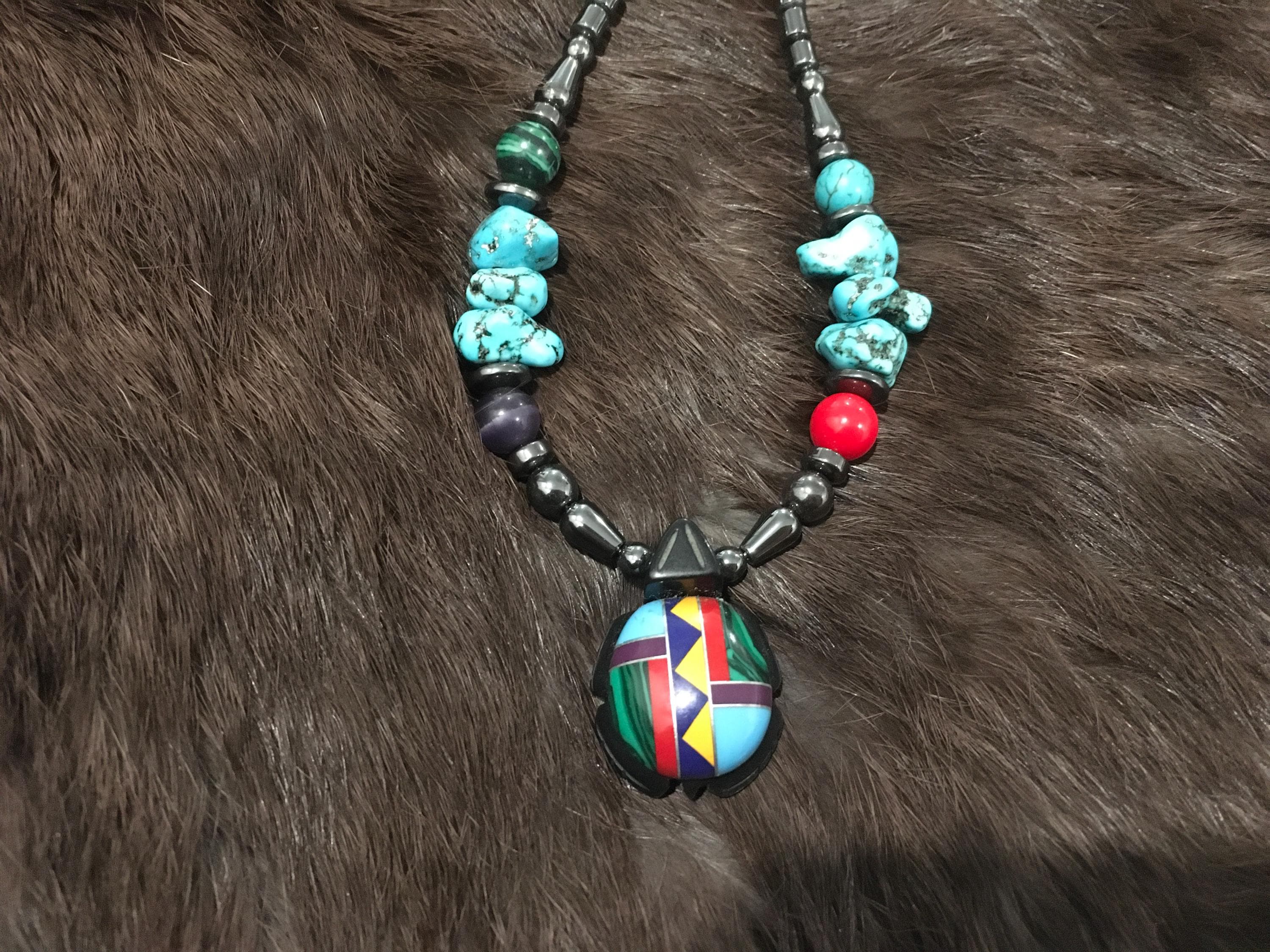 Authentic Native American Indian Jewelry Navajo Zuni Hematite