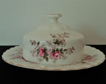 Royal Albert Lavender Rose Covered Butter Dish