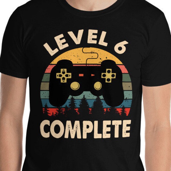 Retro Game Level Complete Anniversary Gift Husband Wife Couple - Personalized Shirt Designed By Eccentric Rump