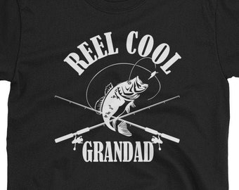 Reel Cool Grandad Shirt - Fishing Grandad Gift Father's Day Grandad Short-Sleeve Unisex T-Shirt