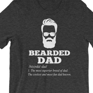 Barbed Dad Definition Bearded Dad Cadeau Pour papa Father Day Famille Premium Unisex T-Shirt image 1