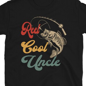 Reel Cool Onkel Shirt - Retro Vintage Angeln Onkel Geschenk T-Shirt