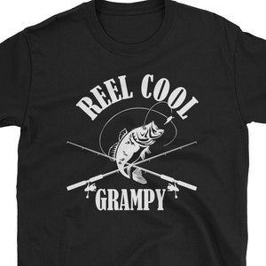 Grampy Shirt - Reel Cool Grampy Shirt - Grampy Fishing Gift Short-Sleeve Unisex T-Shirt