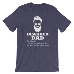 Barbed Dad Definition Bearded Dad Cadeau Pour papa Father Day Famille Premium Unisex T-Shirt image 4