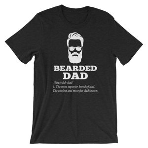 Barbed Dad Definition Bearded Dad Cadeau Pour papa Father Day Famille Premium Unisex T-Shirt image 3