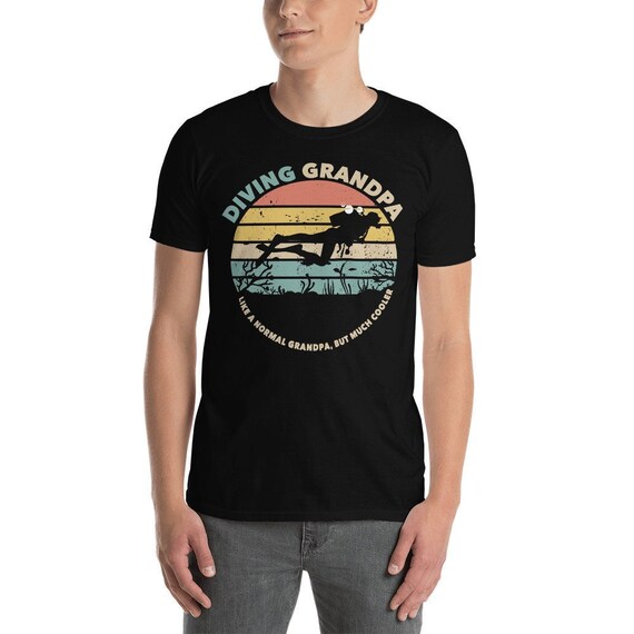 Camisa de definicion de abuelo de buceo. Abuelo Buzo. Abuelo buceador. Buceo Abuelo. Bajo el agua. Camiseta Retro Vintage Etsy Espana