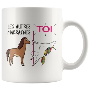 Marraine Coffee Mug   French Godmother Gift 11oz Coffee Mug