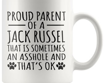 Jack Russel Gift   Jack Russel Mom Mug   Jack Russel Dad 11oz Coffee Mug