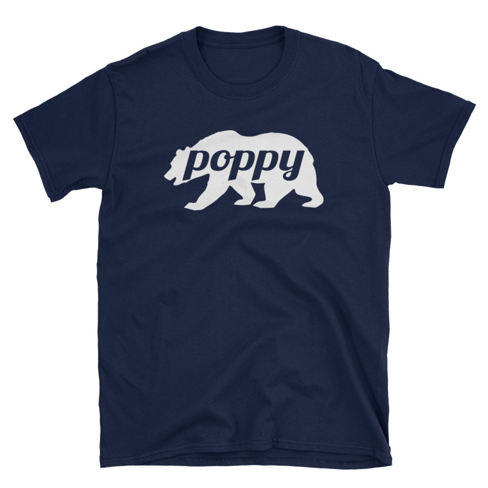 Discover Poppy Shirt - Poppy Bear Shirt - Poppy Gifts - Grandpa Short-Sleeve Unisex T-Shirt