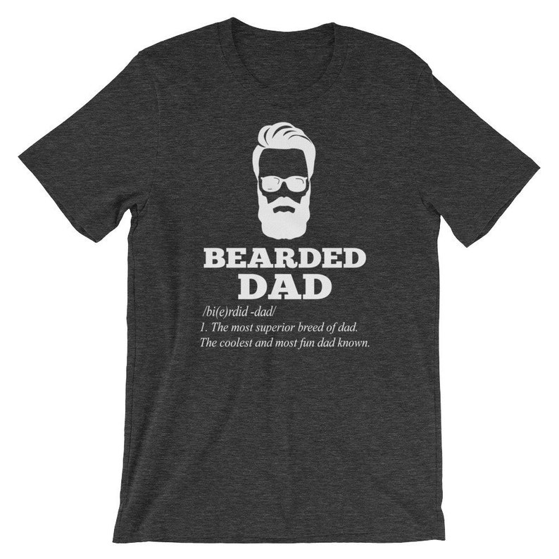 Barbed Dad Definition Bearded Dad Cadeau Pour papa Father Day Famille Premium Unisex T-Shirt image 1