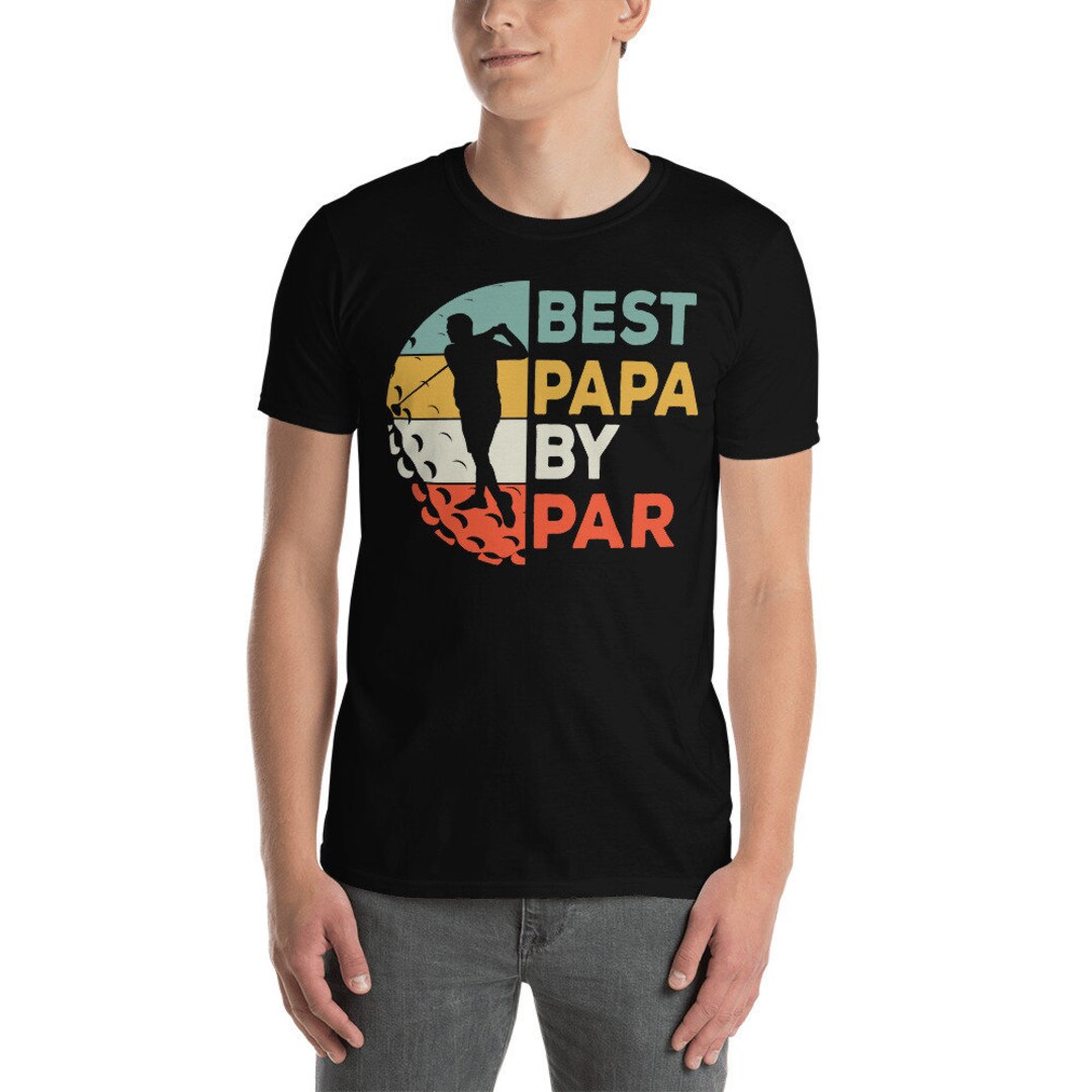 Tshirt Coton Sport Golf T-Shirt Golfeur Humour Homme - Cadeau Golf Drôle Pour Papa Et Papi | 100% Coton Coupe Classique Cadeau Père Fan Golf