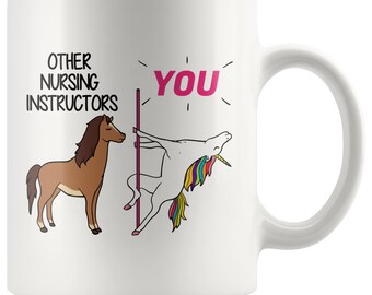 Instructor de Enfermería Regalo Instructor de Enfermería Taza 11oz Taza de café taza regalo para instructores de enfermería