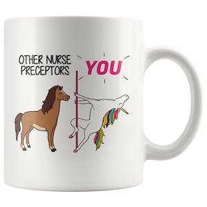 Enfermera Preceptor Regalo Enfermera Preceptor Taza Divertido Enfermera Preceptor 11oz Taza de Café