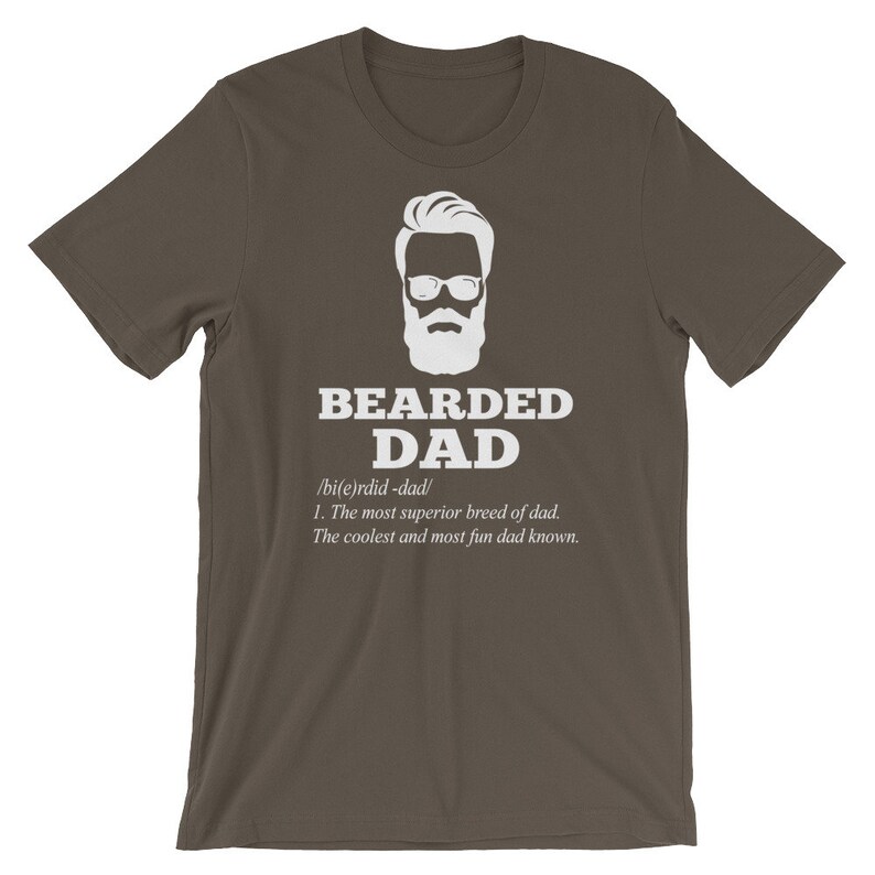 Barbed Dad Definition Bearded Dad Cadeau Pour papa Father Day Famille Premium Unisex T-Shirt image 5