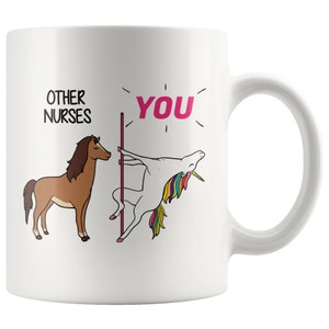 Nurse Gift   Nurse Mug   Nurse Unicorn 11oz Coffee Mug